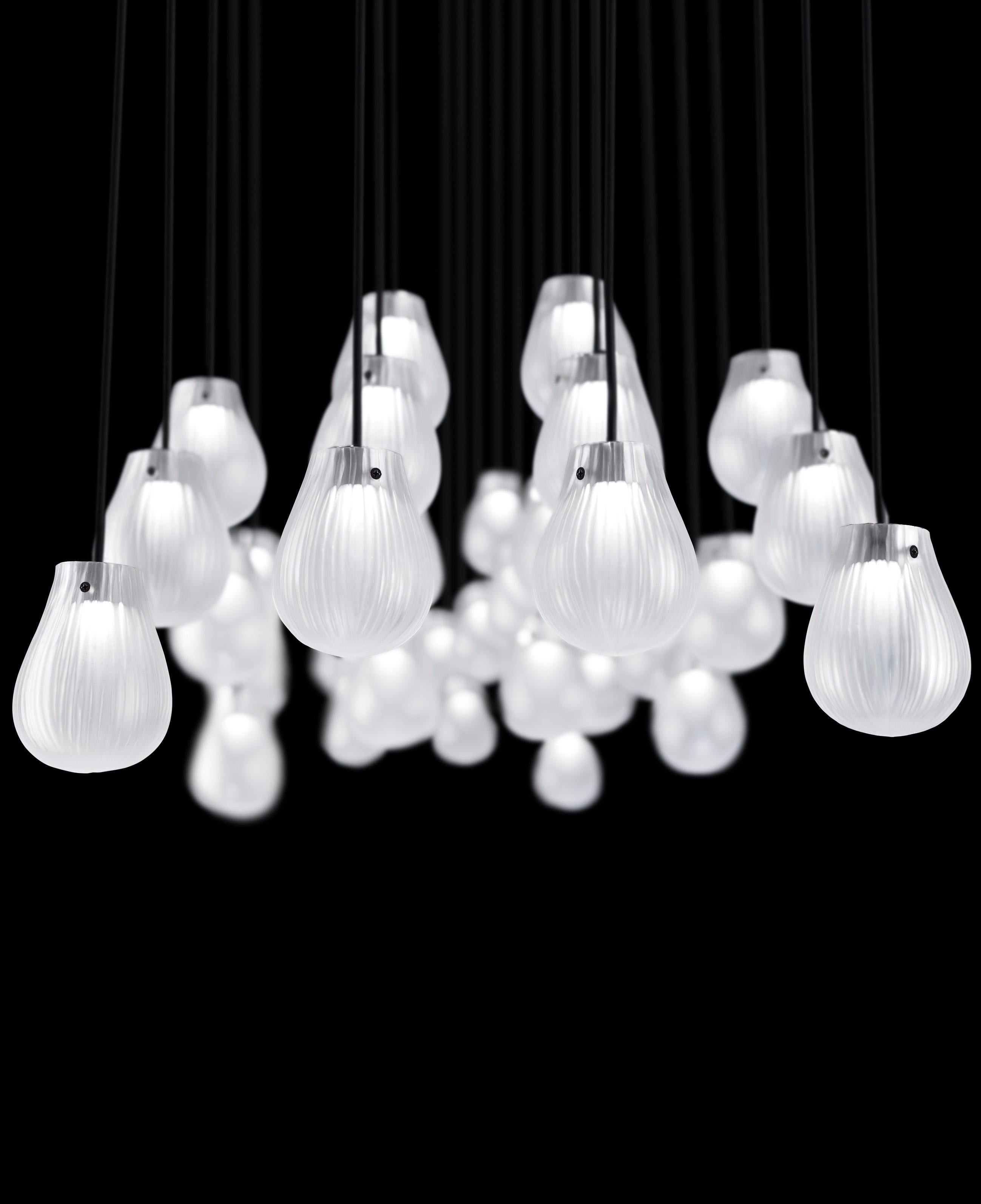 Italiano Lampada a sospensione Gocce 60 di Euroluce Lampadari in vendita