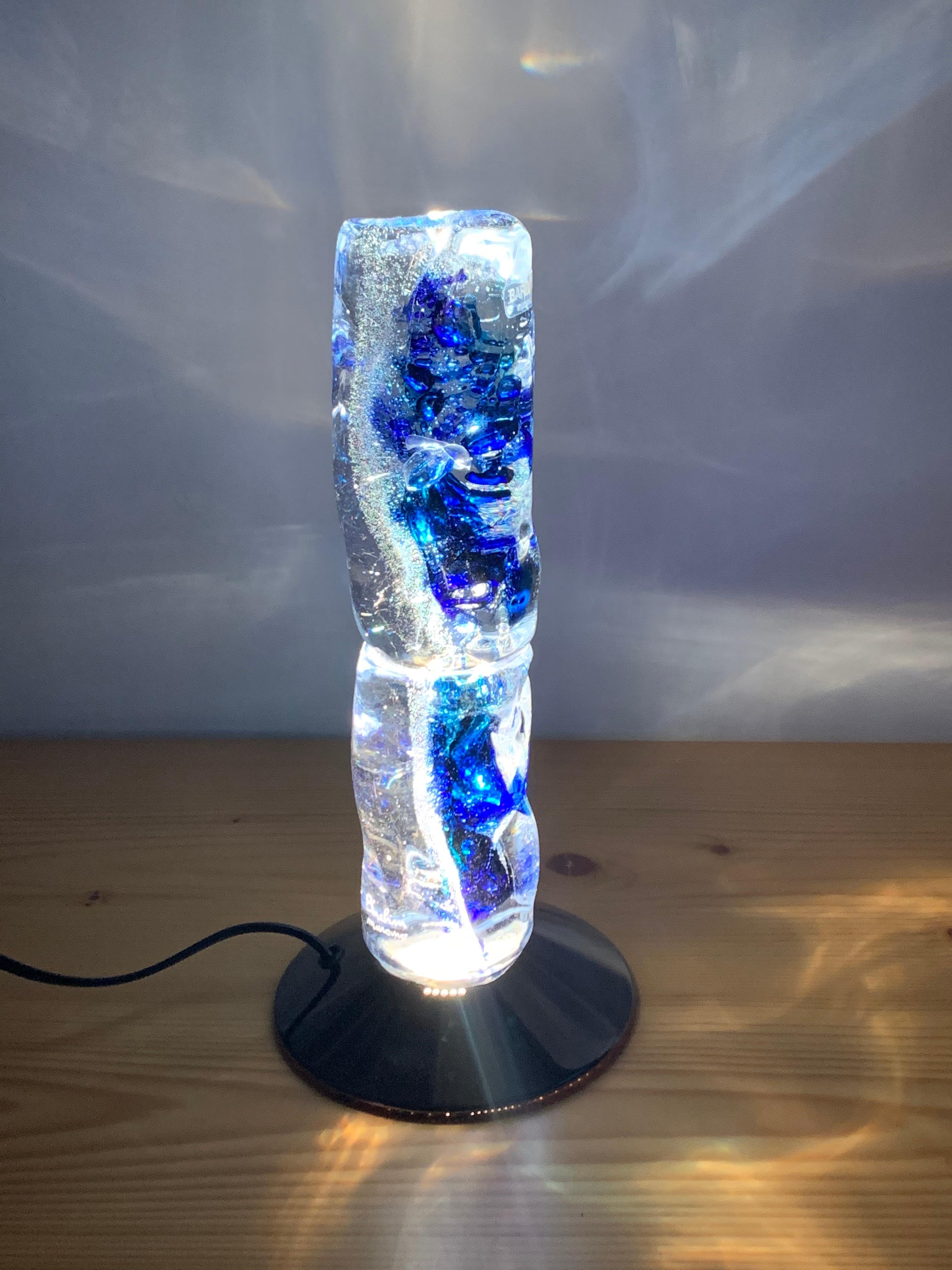 Gocce di Luce model sculpture lamp by Alfredo Barbini, Murano Glass, Italy 3