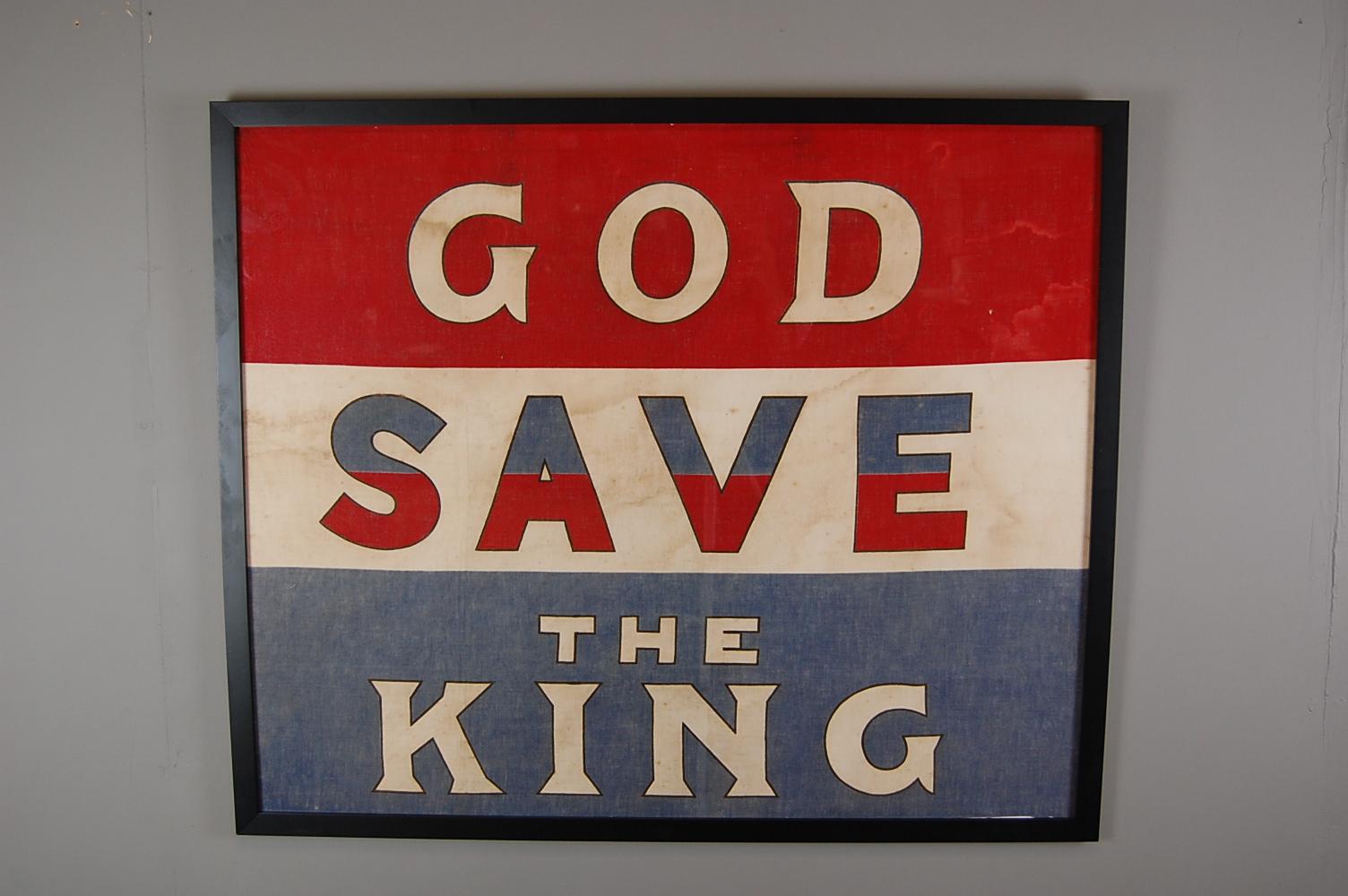 god save the king poster