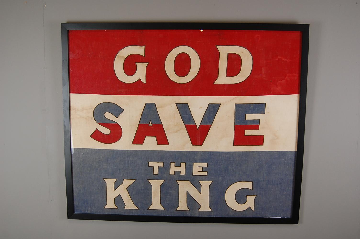 English God Save the King Flag