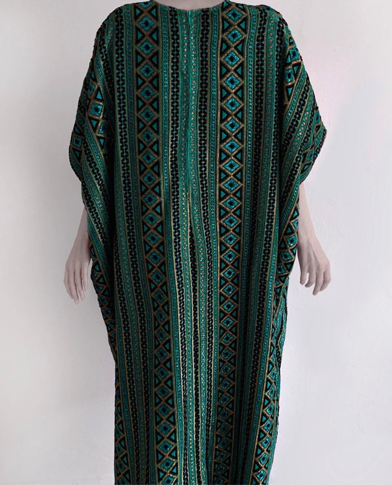 Holy Grail Rare Collectible 1970s Fine Cotton Kaftan Dress by Biba