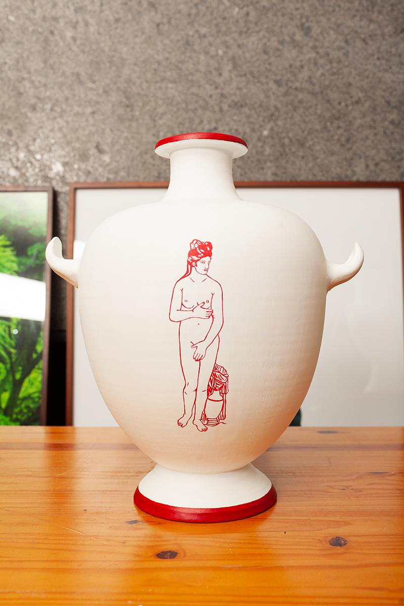 Hand-Painted Goddess Aphrodite. Hydria. From the series Gynaeceum