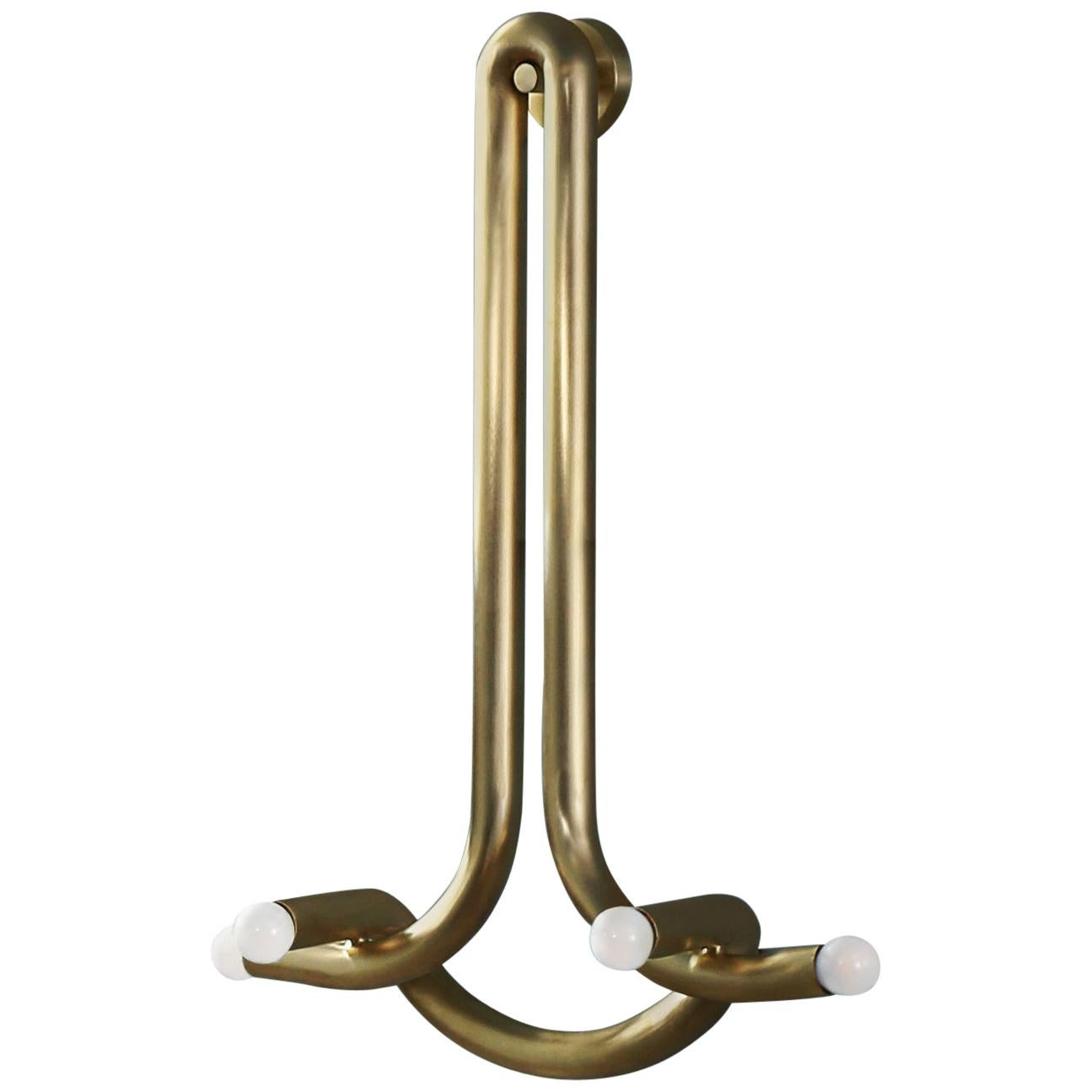 Goddess, Brass Sconce by Paul Matter