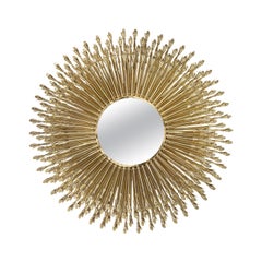 Goddess Mirror in Polished Brass With High Gloss Finish