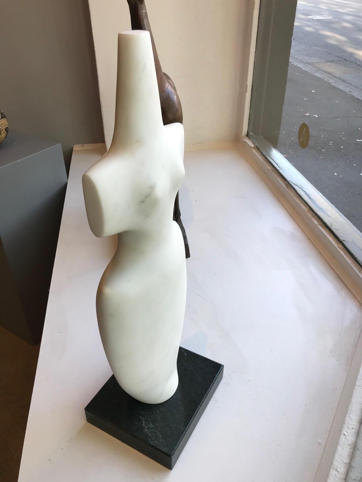 Goddess, 2013
In white marble, the feeling luminous, sensuous to touch, an ancient vessel inspiring a contemporary homage to life’s abundance- an ancient vessel inspiring a contemporary homage to life’s abundance.

Shona is a well known