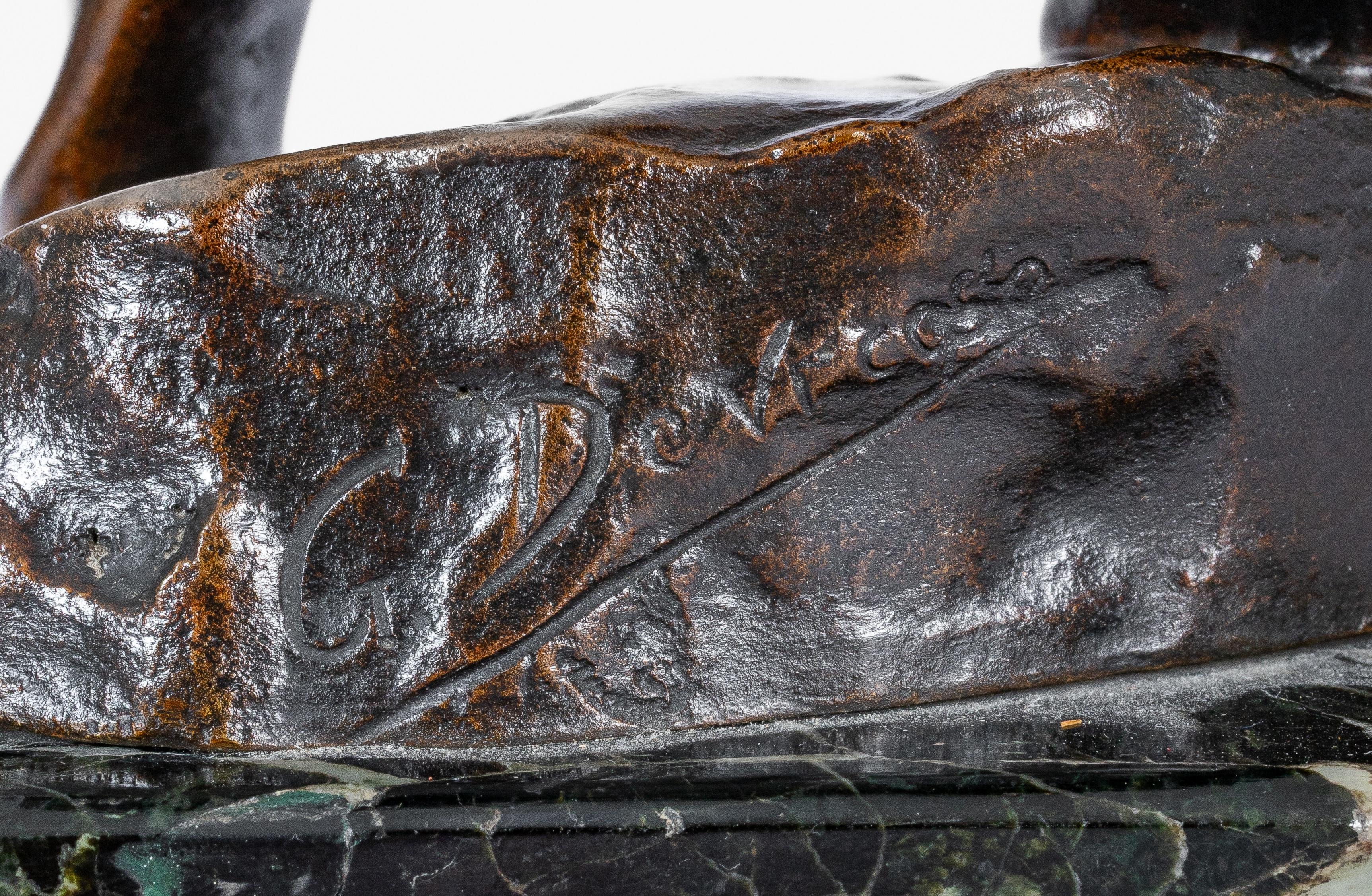 Godefroid DeVreese:  bailarina desnuda de bronce 46 cm siglo XX en venta