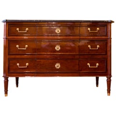 Godefroy Dester, French Louis XVI Period Mahogany Commode, circa 1780