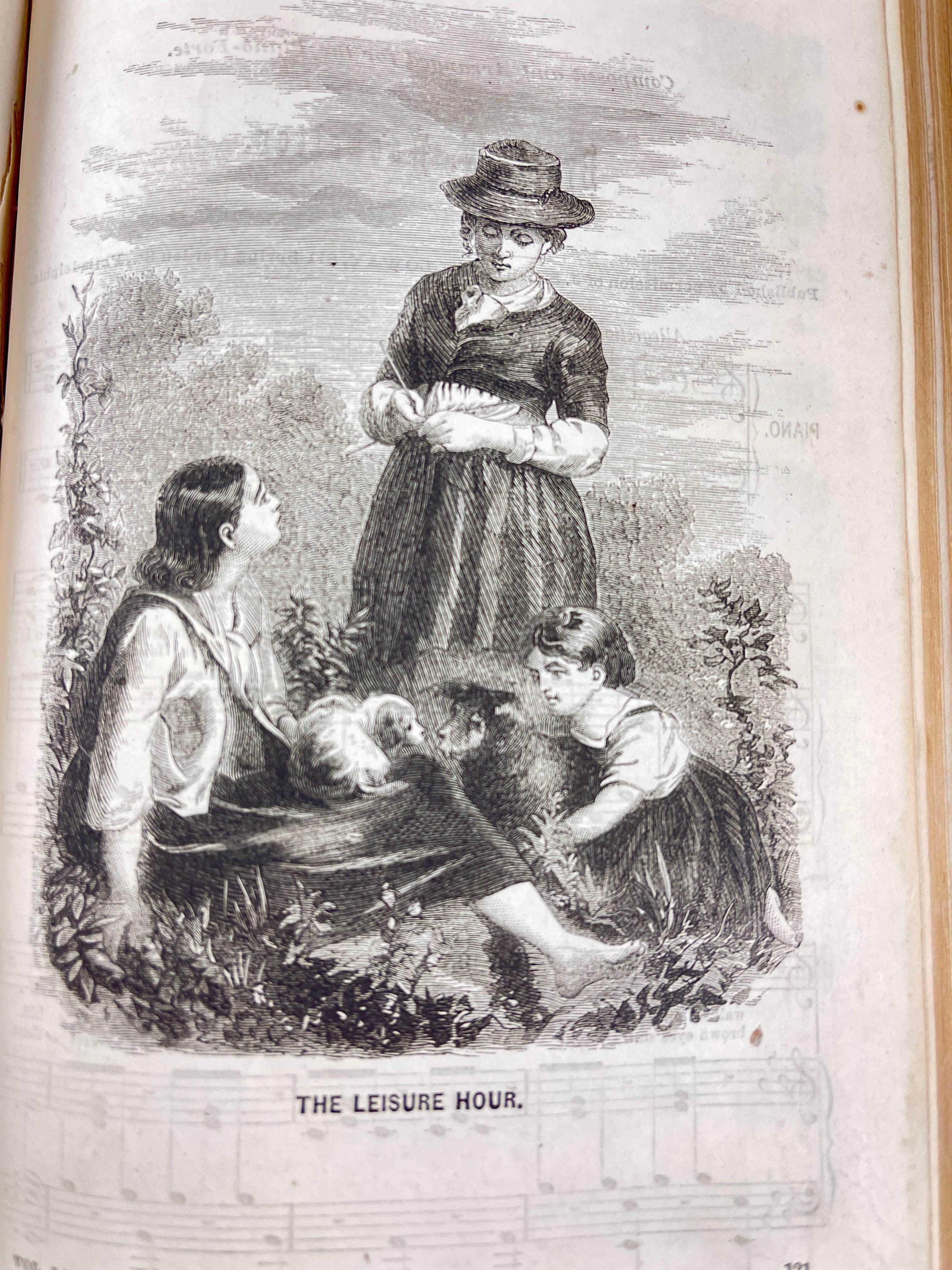 Godey's Lady's Book, Ledereinband, Band LXXX - Ausgabe 1870 im Angebot 3