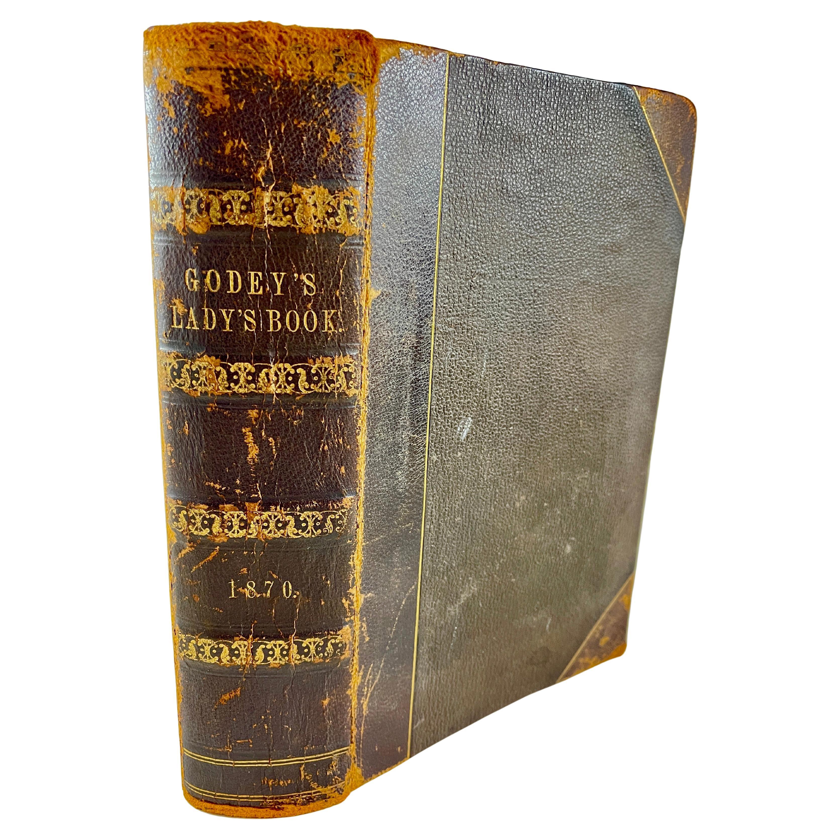Godey’s Lady’s Book, Leather Bound, Volume LXXX – 1870 Edition