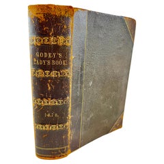 Godey's Lady's Book, rilegato in pelle, Volume LXXX - Edizione 1870