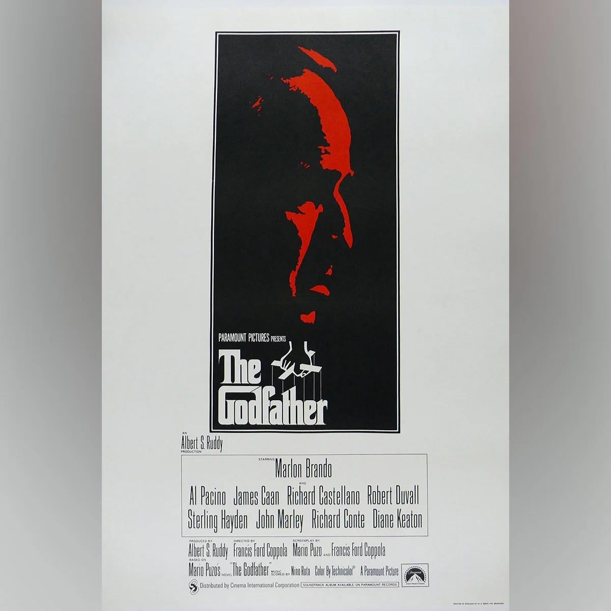 Il Padrino, Il (1972)
Originale UK 1 foglio (27 X 41 pollici)

Il foglio unico più desiderabile del capolavoro di Francis Ford Coppola, 