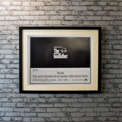 "The Godfather" '1972' Poster