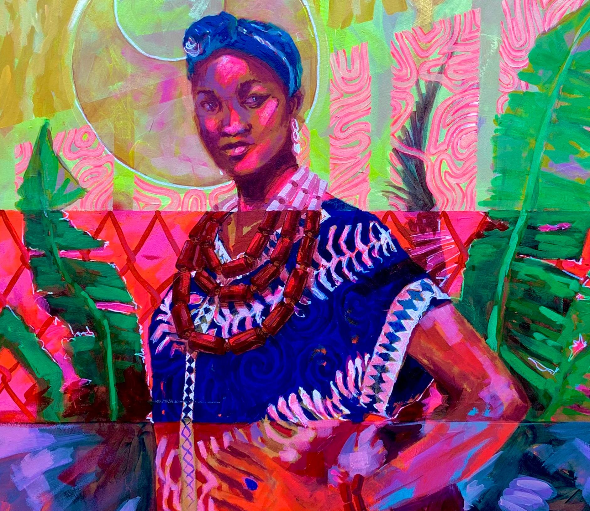 Adanna (Fusión Cultural) -Siglo XXI, Contemporáneo, Pintura Figurativa, Mujer en venta 1
