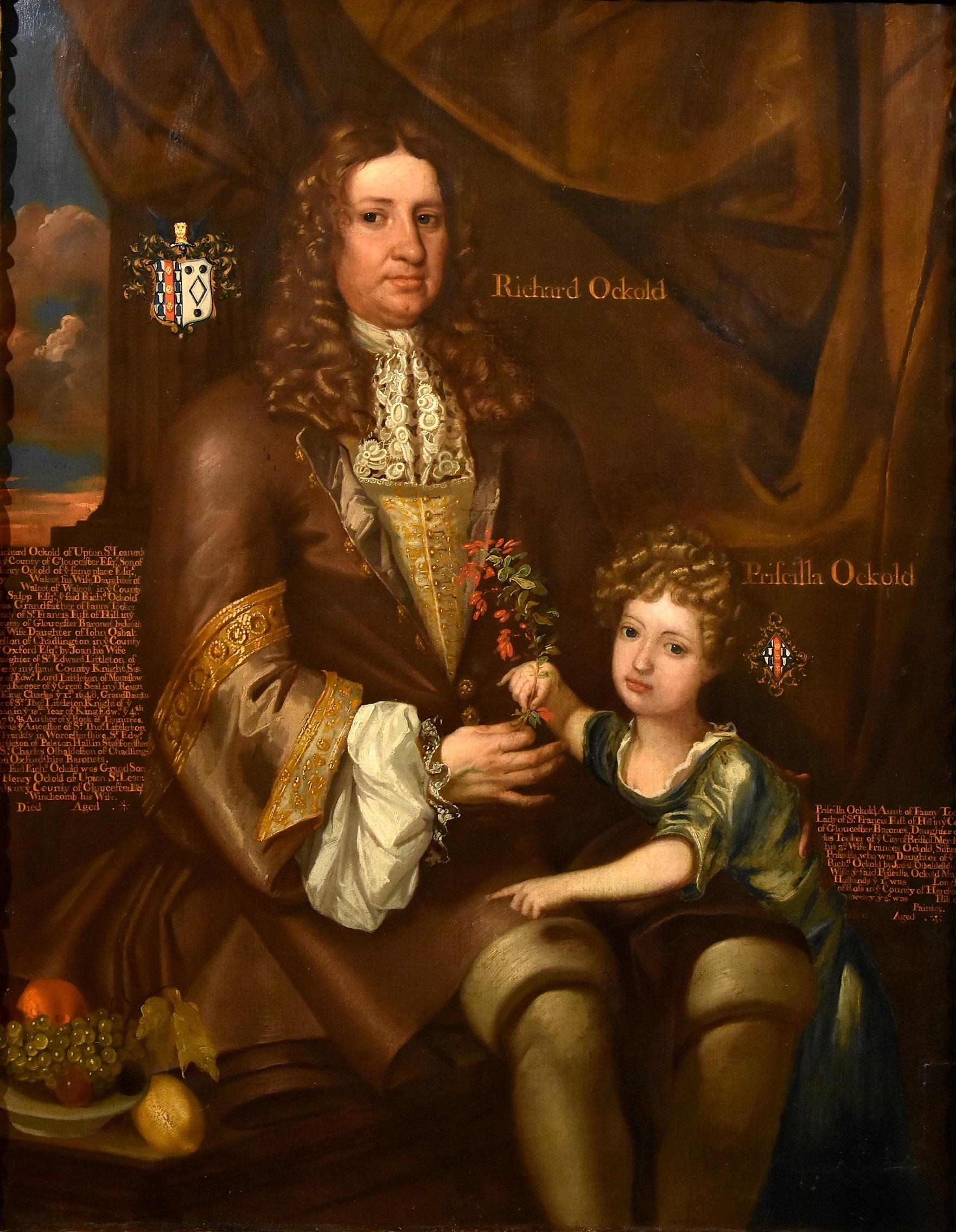 Portrait Baron Kneller Paint Oil on canvas Old master 17/18th Century King Art For Sale at 1stDibs