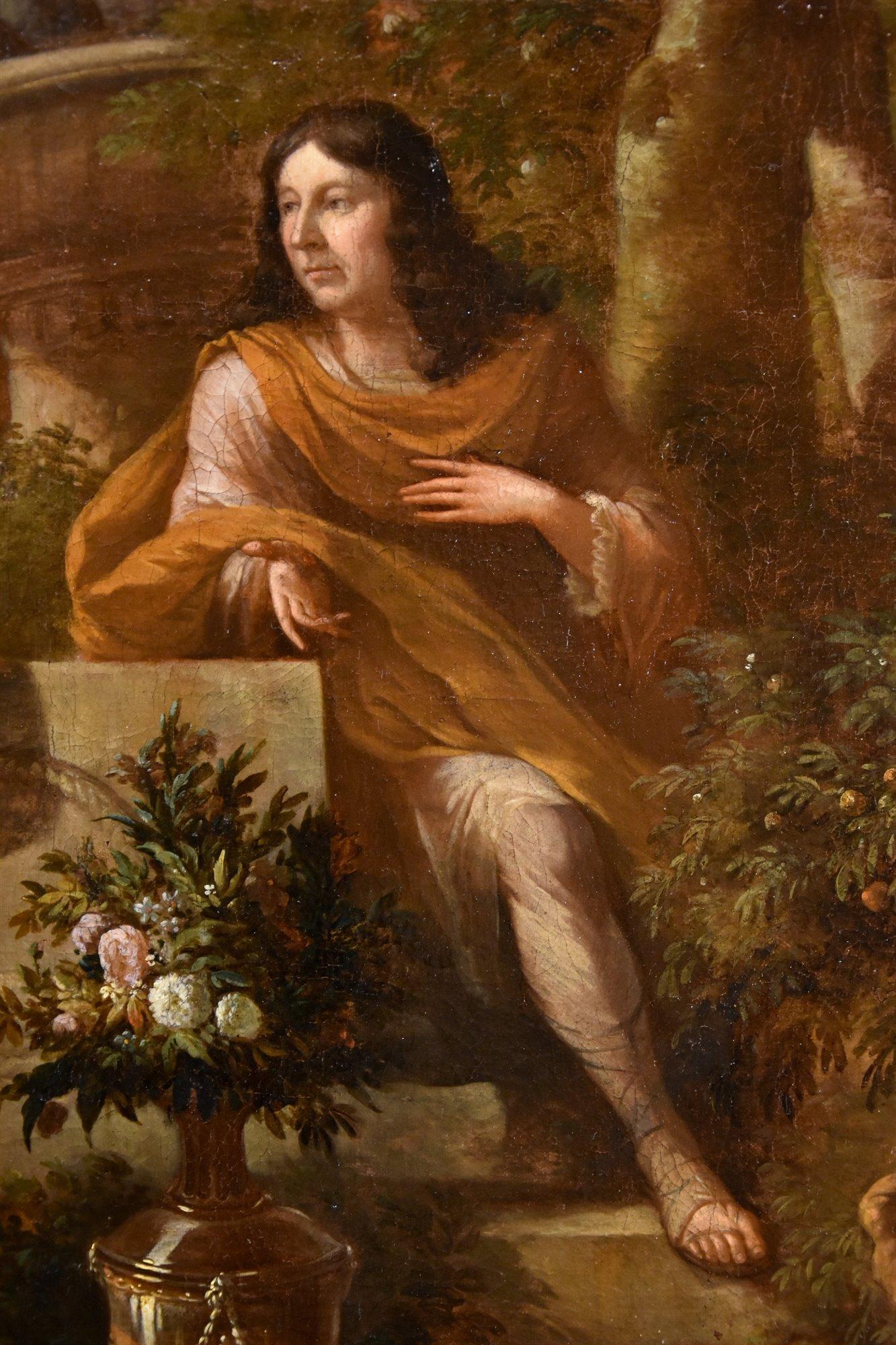 Porträt Gentleman Man Kneller 17/18. Jahrhundert Gemälde Öl auf Leinwand England (Alte Meister), Painting, von Godfrey Kneller (Lübeck 1646 - London 1723)