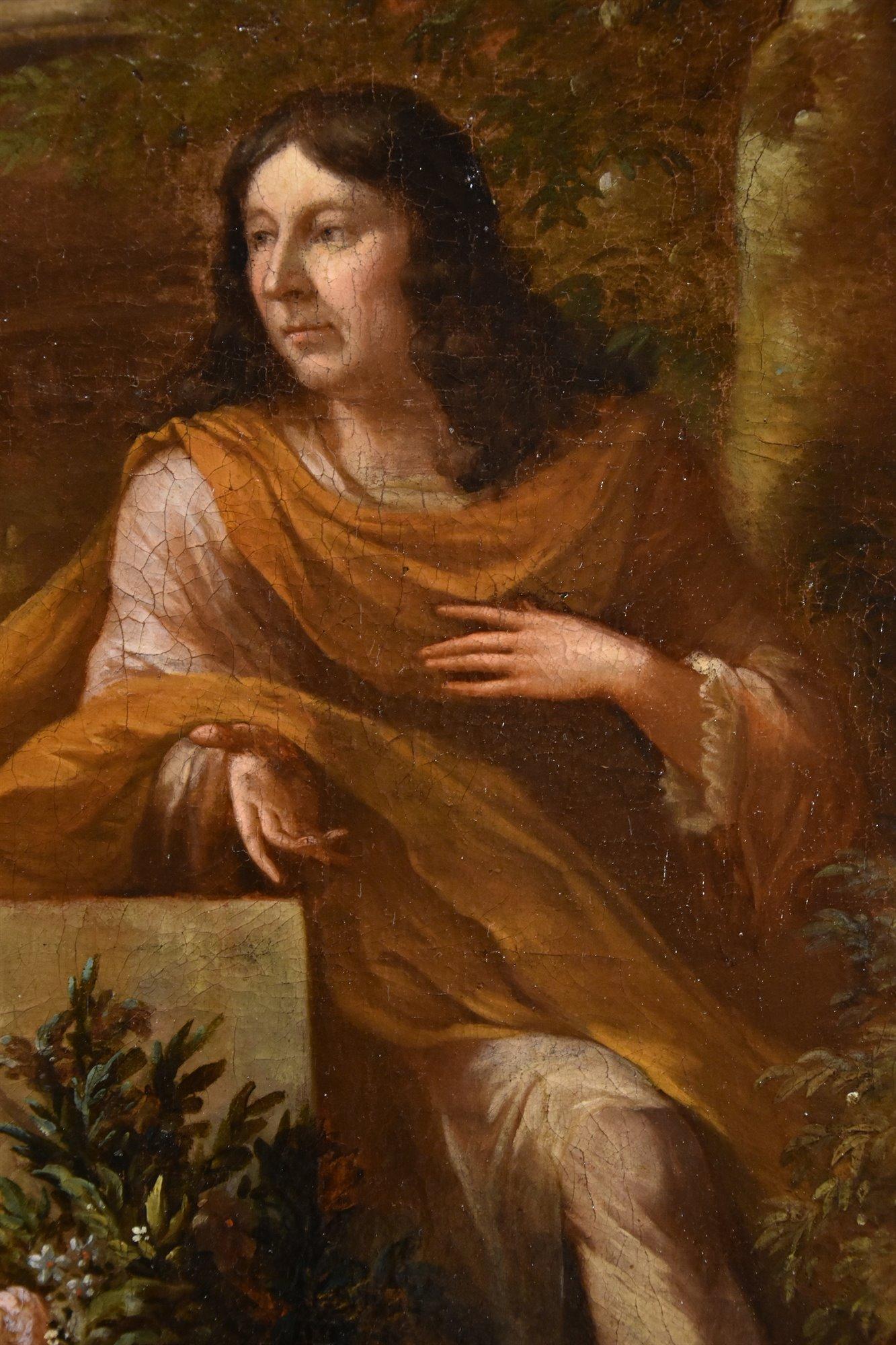 Porträt Gentleman Man Kneller 17/18. Jahrhundert Gemälde Öl auf Leinwand England (Braun), Portrait Painting, von Godfrey Kneller (Lübeck 1646 - London 1723)