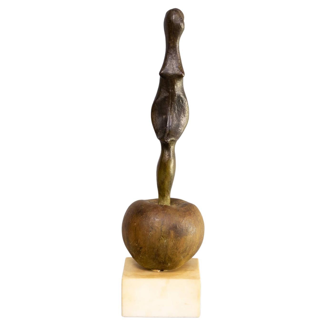 Godfried Pieters Sculpture ‘Abstract Woman on a Ball’ For Sale