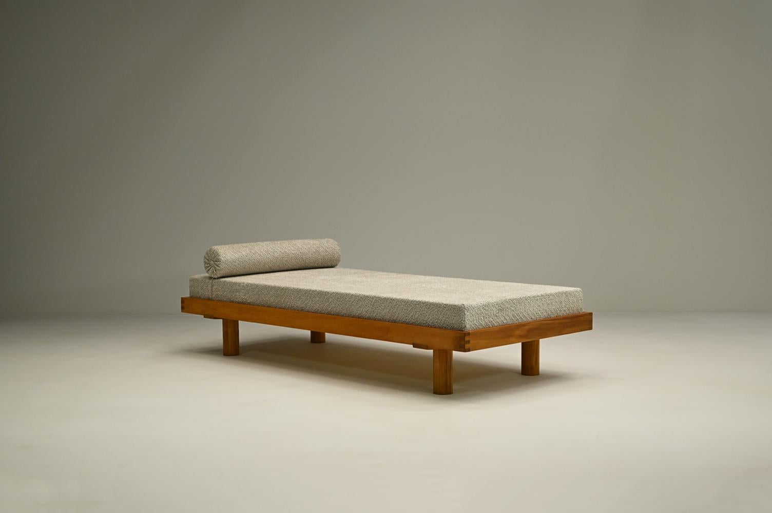 “Godot” daybed attributed to Pierre Chapo, 1950s France. Also known as the L01. Pierre Chapo (1927-1987) designed this daybed in 1959 for the writer Samuel Becket and named it ‘Godot’, in reference to the play ‘Waiting for Godot’. Chapo is  known