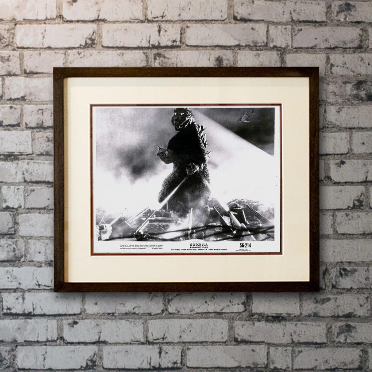 Godzilla, Unframed Poster, 1956

Photo-Still (8 X 10 Inches). American nuclear-weapons testing results in the creation of a seemingly unstoppable, dinosaur-like beast.

Additional Information:
Year: 1956
Nationality: United States
Type: