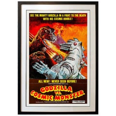 Retro Godzilla Vs Cosmic Monster '1974' Poster