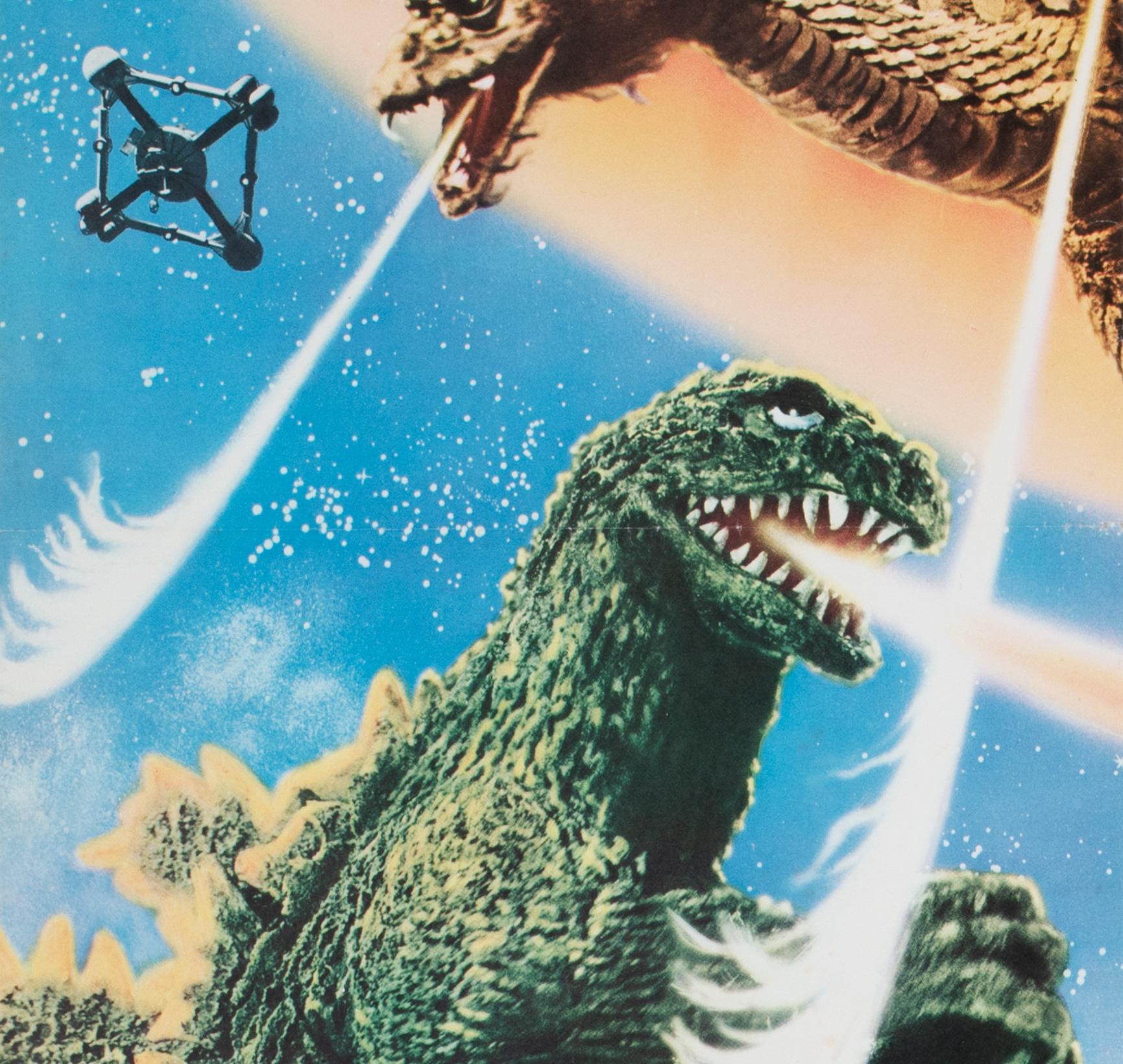XX secolo Godzilla vs Monster Zero R1971 Poster cinematografico giapponese B2 in vendita
