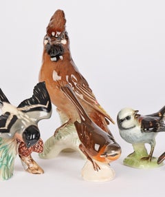 Goebel Collection Seven Porcelain Garden Bird Figures