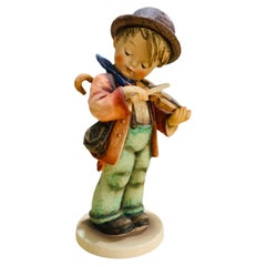Goebel Company Hummel Porcelain Figurine Boy “the Fiddler”