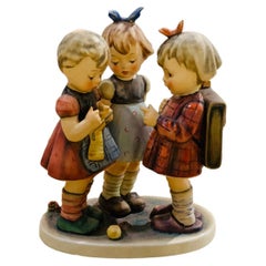 Goebel Company Hummel Porcelain Group Figurines “School Girls”