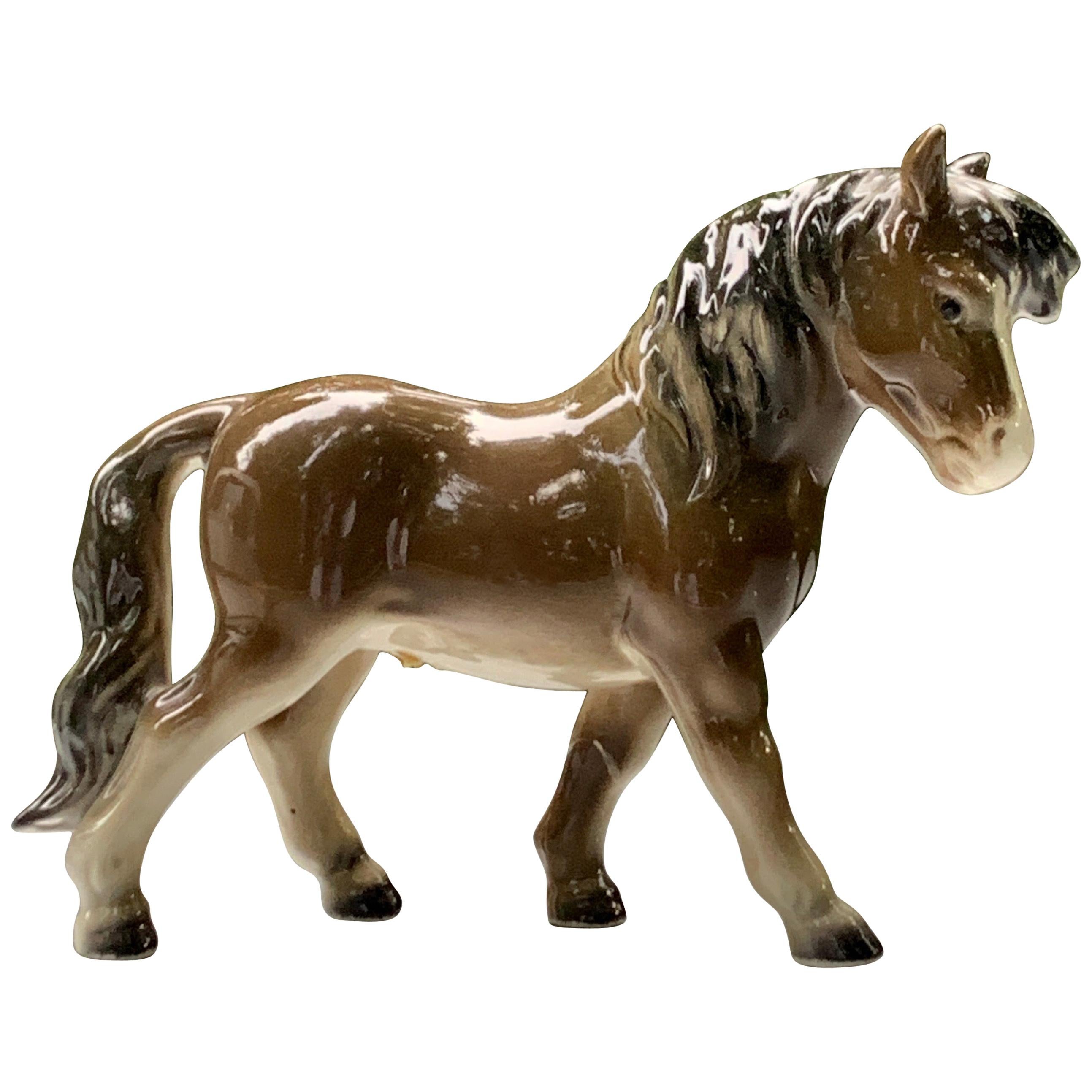Goebel Germany Miniature Horse Pony Vintage Porcelain Figurine 