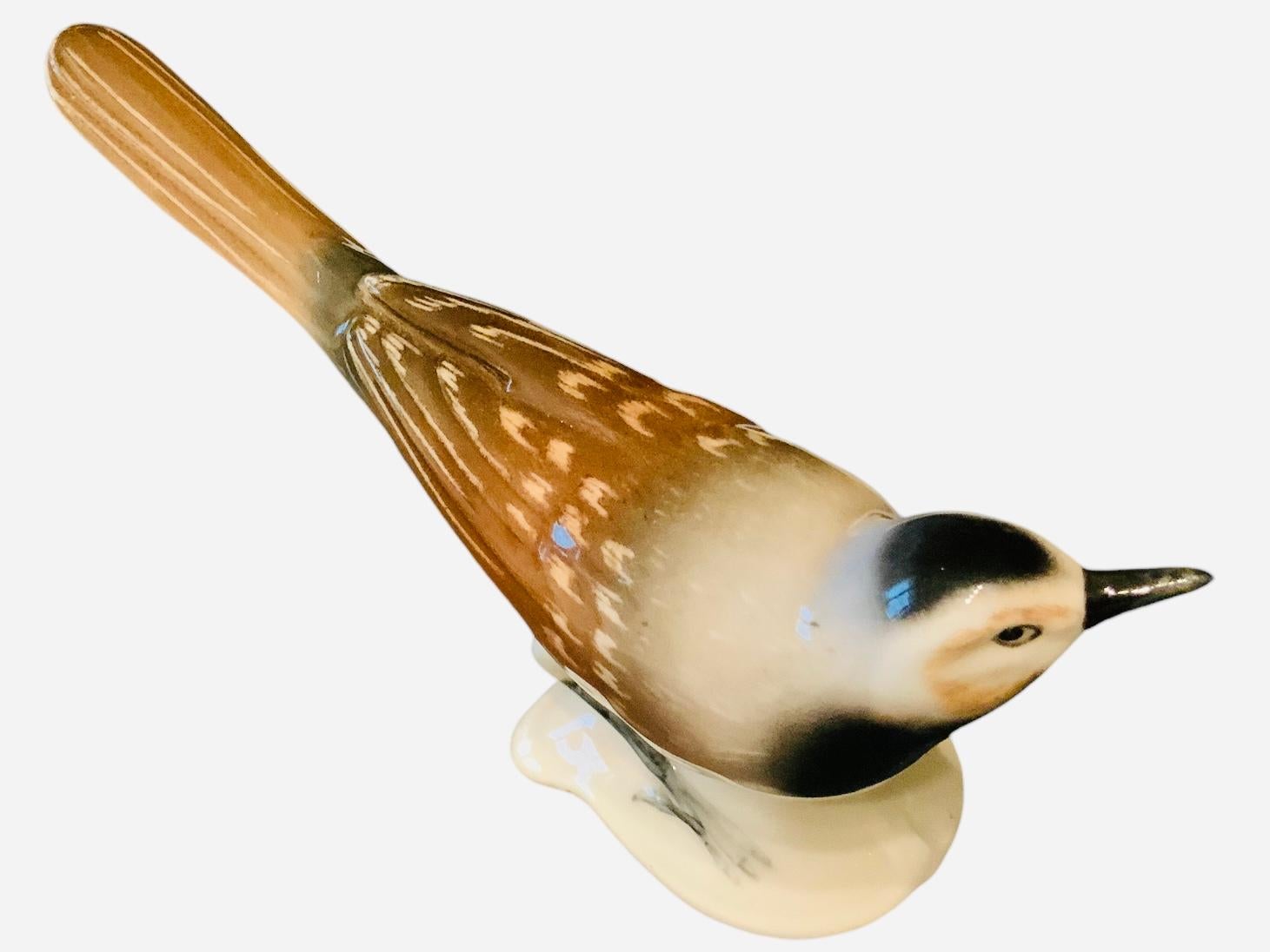 Porcelaine Figurine d'oiseau peinte à la main en porcelaine de Goebel représentant une queue de bœuf en vente