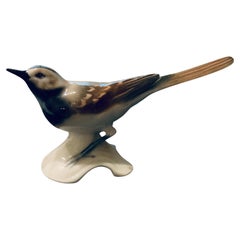 Figurine d'oiseau peinte à la main en porcelaine de Goebel représentant une queue de bœuf