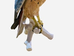 Goebel Porcelain Hand Painted Bird Figurine Of A Sparrow Hawk