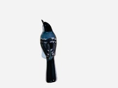 Goebel Porcelain Hand Painted Bird Figurine of a Wagtail