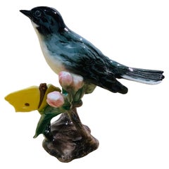Goebel Porcelain Hand Painted Bird Figurine of an Orphan Warbler