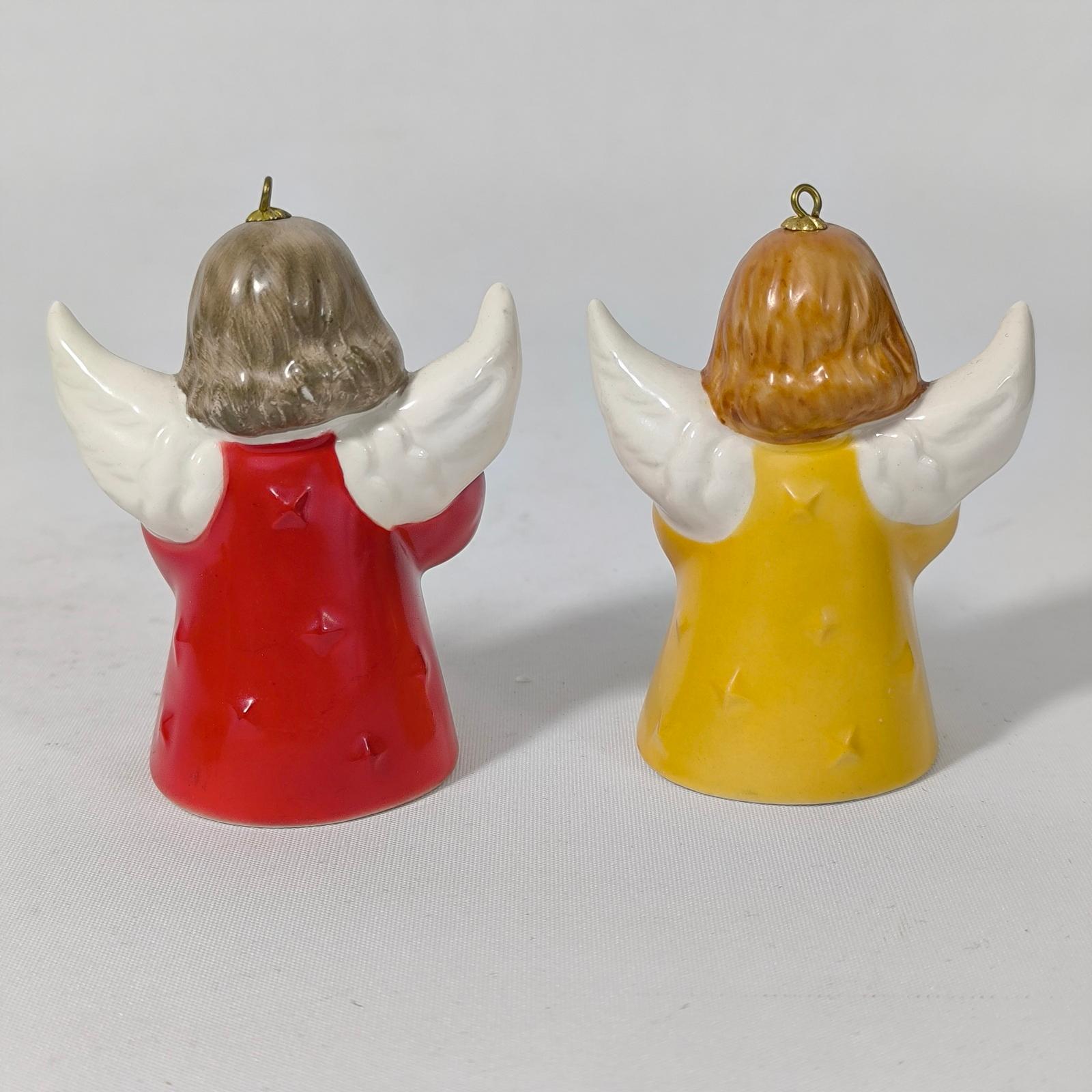 Goebel Set of Seven Vintage Annual Angel Bells Christmas Tree Ornaments For Sale 4