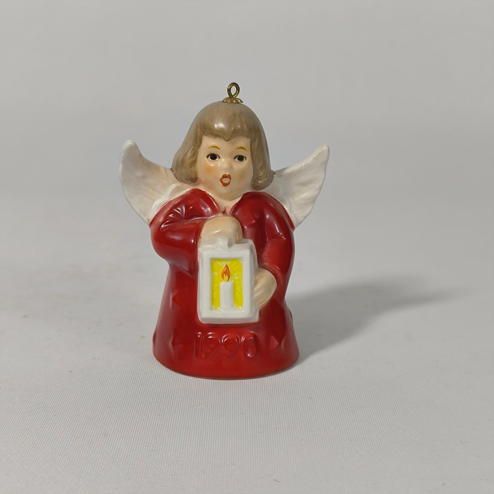 Goebel Set of Seven Vintage Annual Angel Bells Christmas Tree Ornaments For Sale 6
