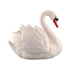 Vintage Goebel Swan in Porcelain, 1980s