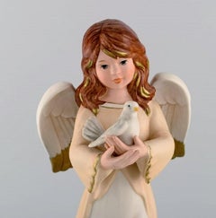 Goebel, West Germany, Large Angel in Porcelain, 1970s-1980s