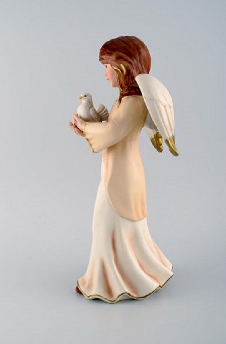 Goebel, West Germany, Large Angel in Porcelain, 1970s-1980s In Excellent Condition In Copenhagen, DK