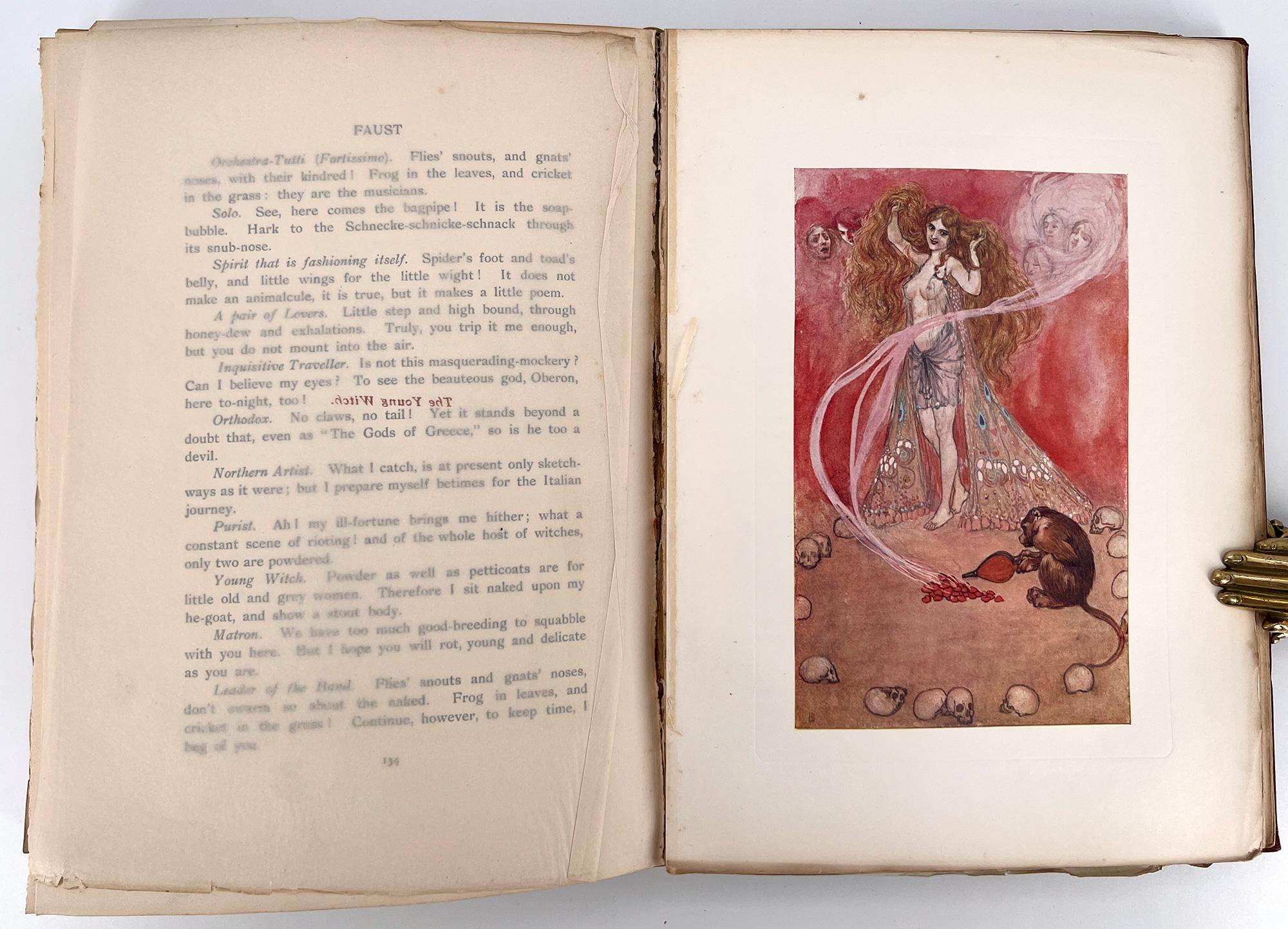 Goethe's FAUST with Willy Pogany illustrations In Good Condition For Sale In Middletown, NY