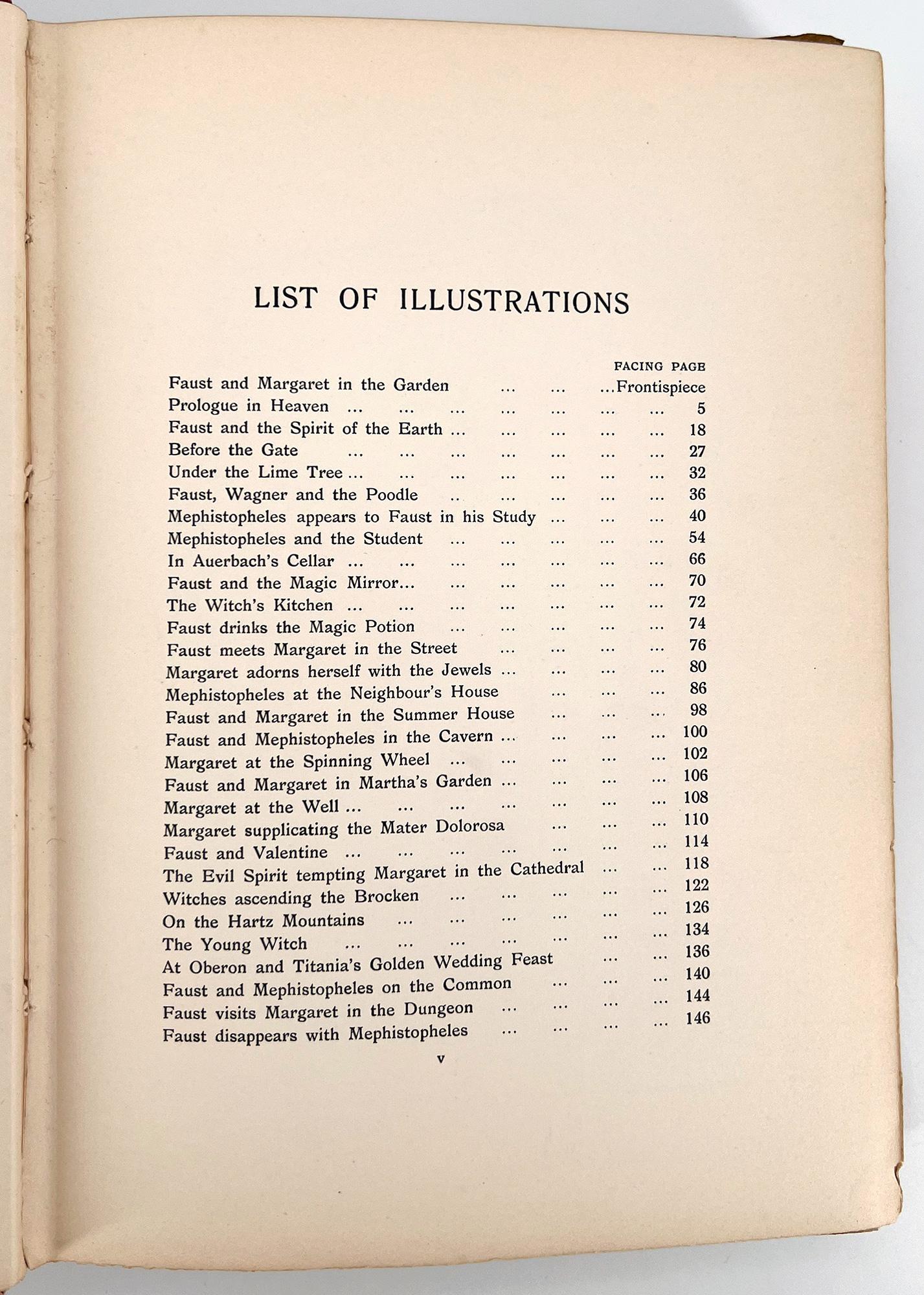 Goethe's FAUST with Willy Pogany illustrations For Sale 1