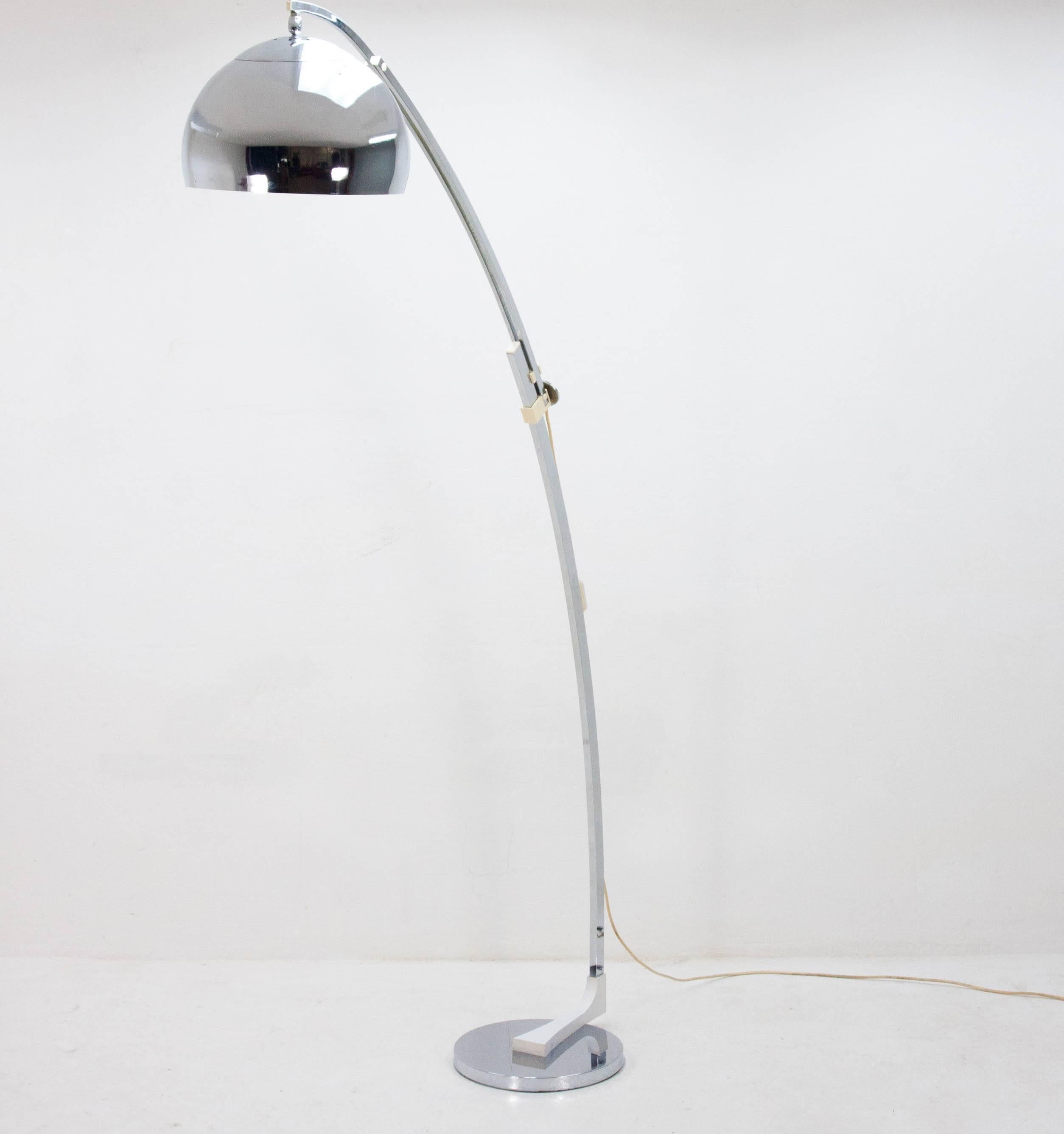 Italian Goffredo Reggiani Arc Floor Lamp, 1960s
