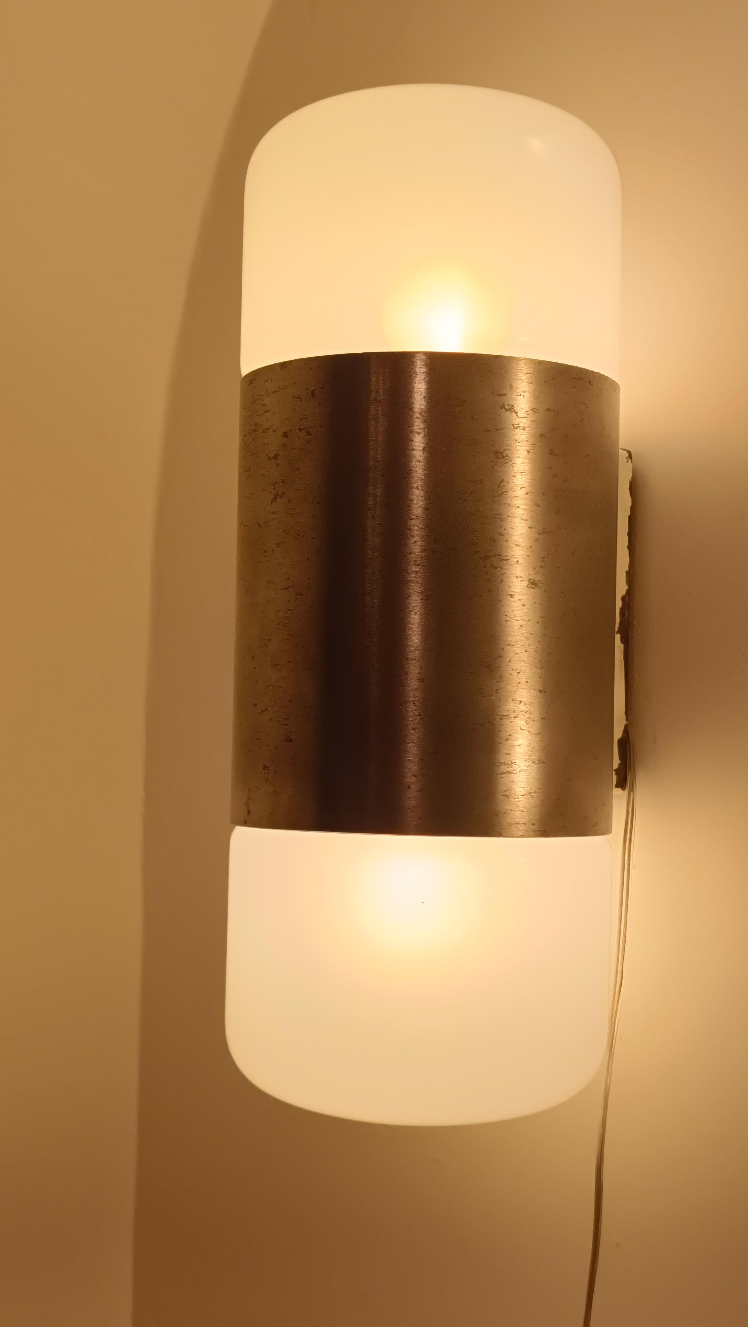 Italian Goffredo Reggiani Attribut. Lampe murale de l'ère spatiale, Italie, 1970 en vente