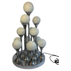 Goffredo Reggiani "Bubble" table lamp, circa 1960, Space age 13 globes