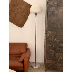 Goffredo Reggiani Chrome & Glass Floorlamp