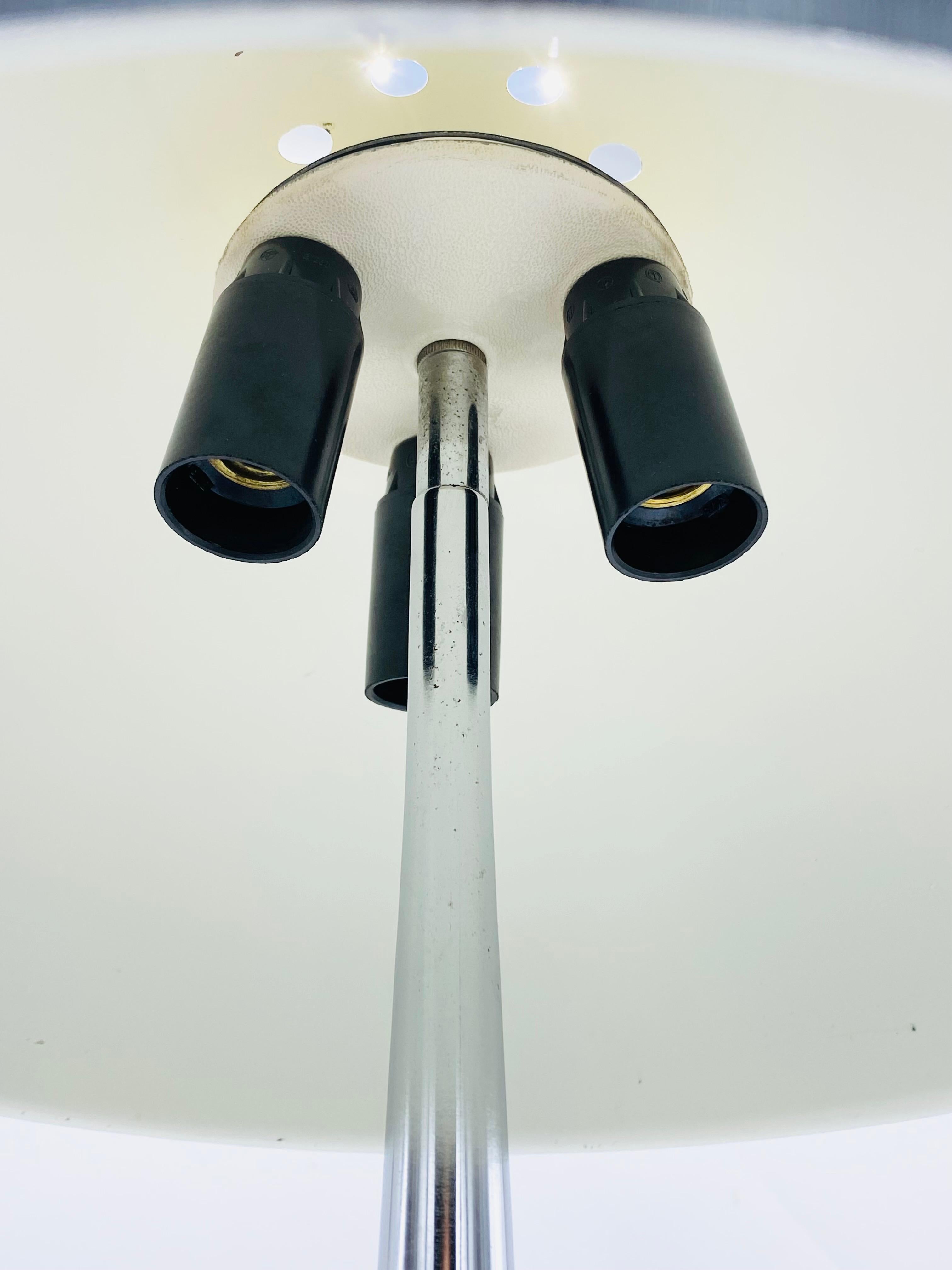 Chrom-Tischlampe von Goffredo Reggiani, Italien, 1970er Jahre im Zustand „Gut“ im Angebot in Naples, IT