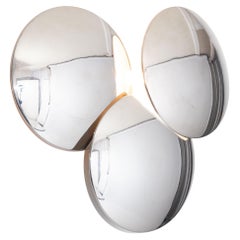 Goffredo Reggiani convex disc wall lamp Studio Reggiani Italy 1970