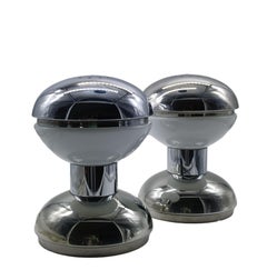 Goffredo Reggiani Pair of Space Age Table Lamps, Italy 1970s
