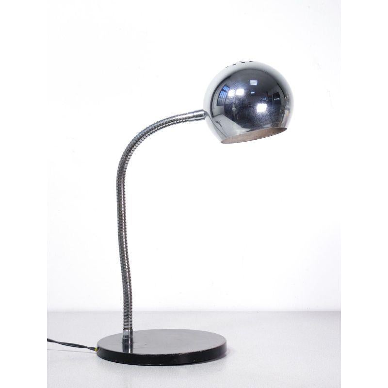 Italian design table lamp Goffredo Reggiani. Italy, 1960s

Origin: Italy

Period: 60's

Design: Goffredo Reggiani

Materials: Chromed metal, steel

Dimensions: H 50 cm approx

Conditions: The lamp is in very good condition, as can be seen from the