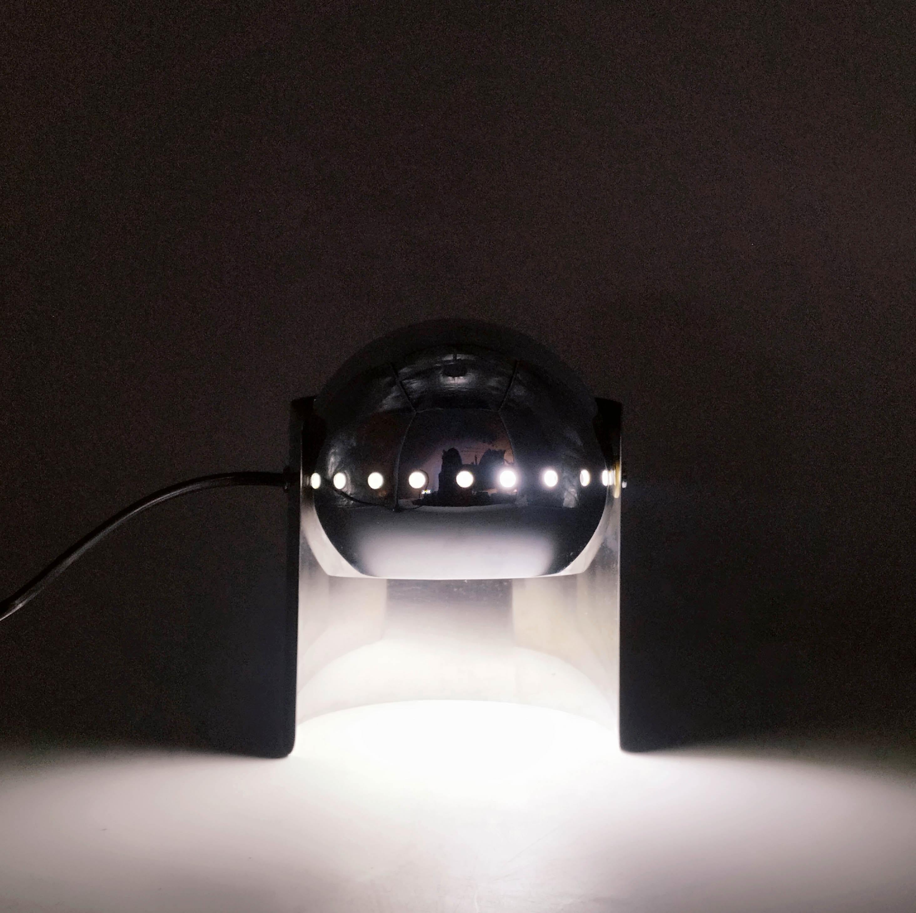 Goffredo Reggiani Eyeball Table Lamp, Italy 1970s 1